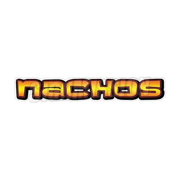 Safety Sign, 48 in Height, Vinyl, 18 in Length, Nachos1